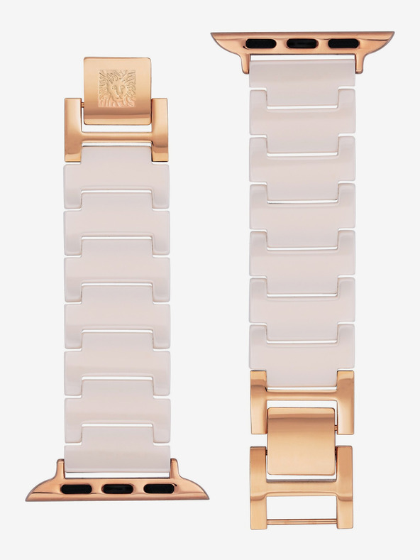 Anne Klein Světle růžový řemínek pro hodinky Apple Watch Anne Klein