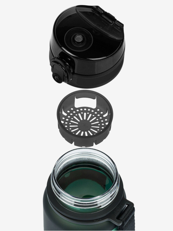 BAAGL  Černá tritanová láhev na pití gradient drak, 350 ml Baagl