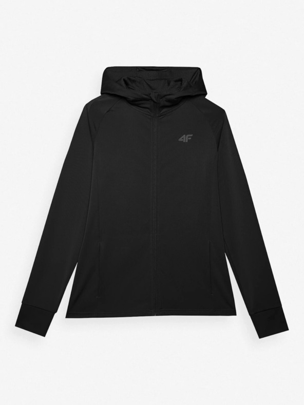 4F Dámská sportovní rychleschnoucí rozepínací mikina s kapucí 4F