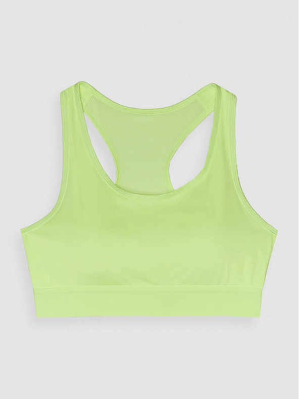 4F Dámská sportovní podprsenka s nízkou podporou z recyklovaných materiálů 4F