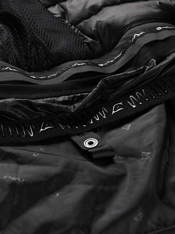 ALPINE PRO Pánská lyžařská bunda s membránou ptx snow ALPINE PRO REAS dk.true gray