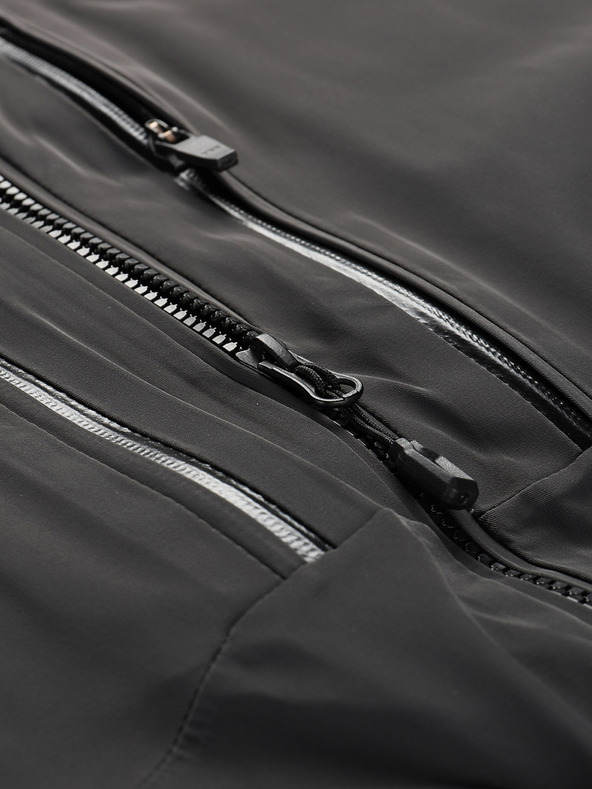 ALPINE PRO Pánská lyžařská bunda s membránou ptx snow ALPINE PRO REAS dk.true gray