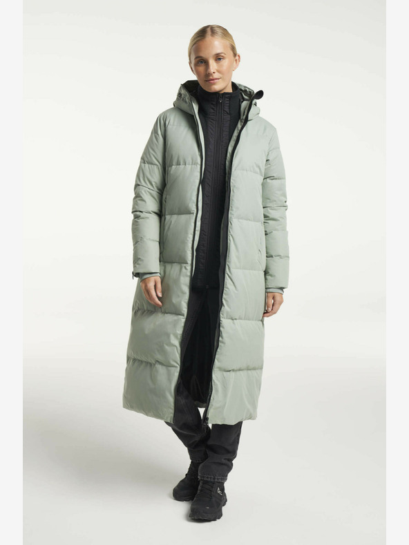 Tenson Dámský Zimní Lifestylový Kabát Tenson Shanna 2.0 Down Coat W Světle Zelený