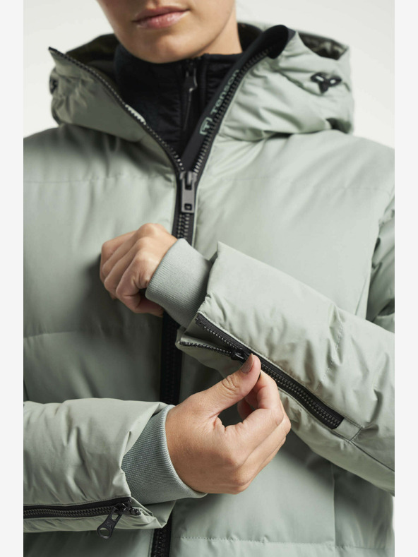Tenson Dámský Zimní Lifestylový Kabát Tenson Shanna 2.0 Down Coat W Světle Zelený