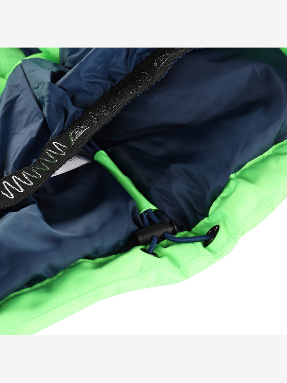 ALPINE PRO Dětská lyžařská bunda s membránou ptx snow ALPINE PRO DEARO neon green gecko