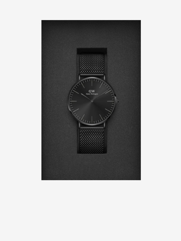 Daniel Wellington Černé pánské hodinky Daniel Wellington CLASSIC