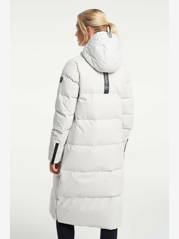 Tenson dámský zimní lifestylový kabát TENSON Shanna Down Coat W světle šedý