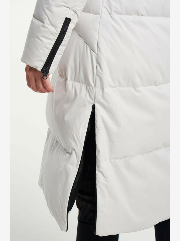 Tenson dámský zimní lifestylový kabát TENSON Shanna Down Coat W světle šedý