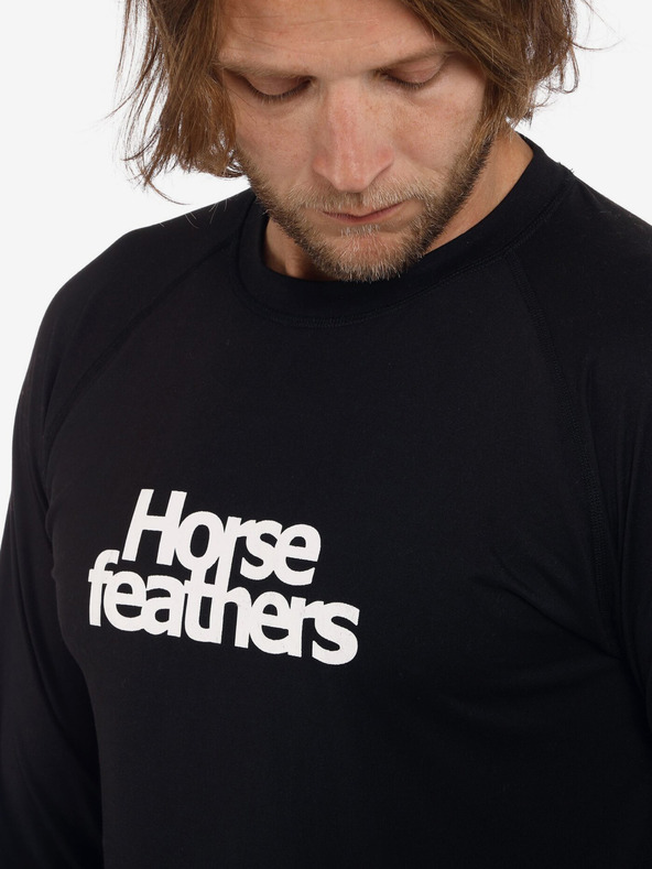 Horsefeathers Termo triko Riley - black velikost L HORSEFEATHERS