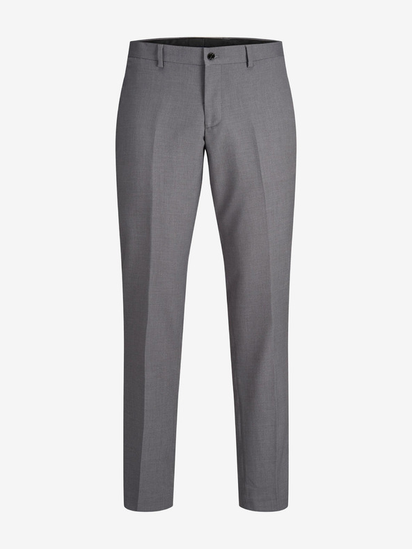 Jack & Jones Šedé pánské oblekové kalhoty Jack & Jones Franco
