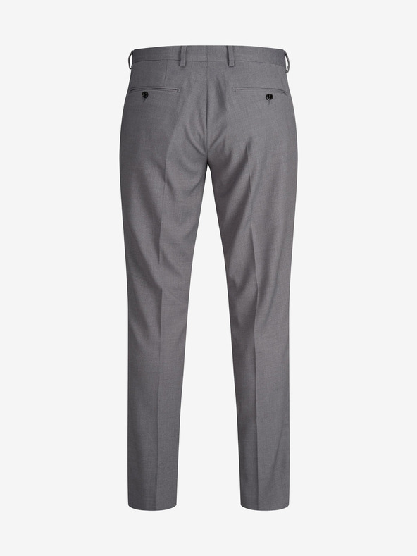 Jack & Jones Šedé pánské oblekové kalhoty Jack & Jones Franco