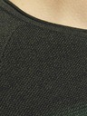 Jack & Jones Zelený pánský pruhovaný svetr Jack & Jones JJEHILL