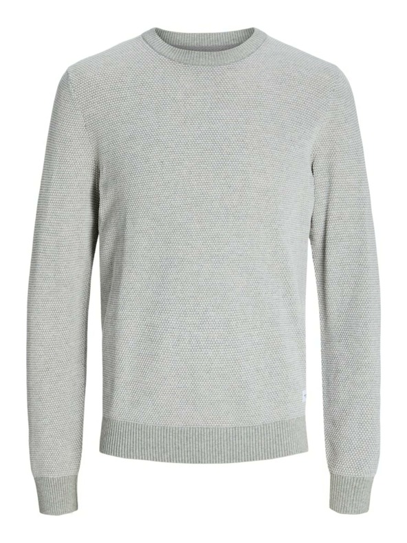 Jack & Jones Světle šedý pánský svetr Jack & Jones Globe
