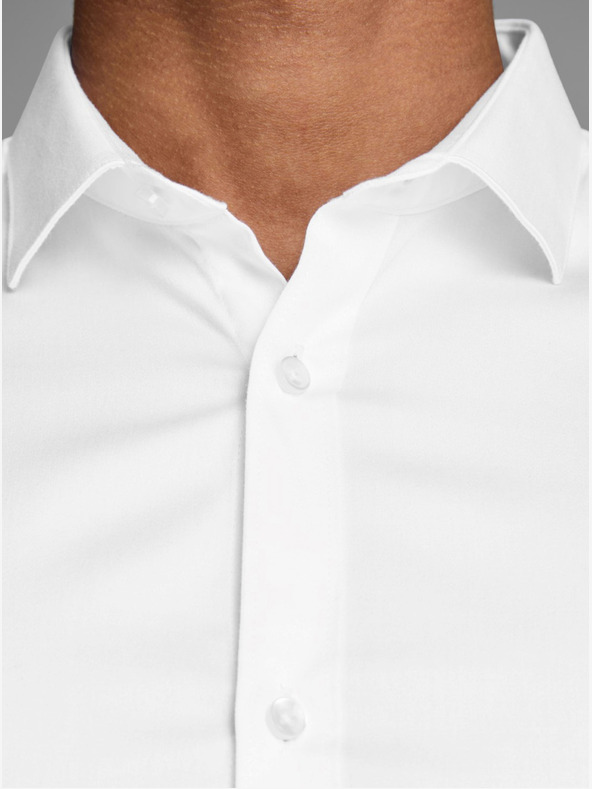 Jack & Jones Bílá slim fit košile Jack & Jones Parma