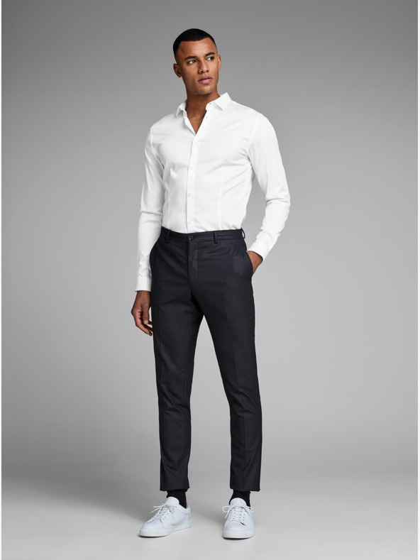 Jack & Jones Bílá slim fit košile Jack & Jones Parma