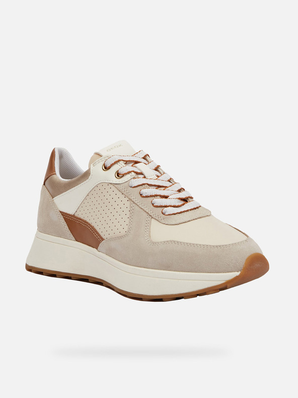 Geox Krémové dámské tenisky Geox Amabel