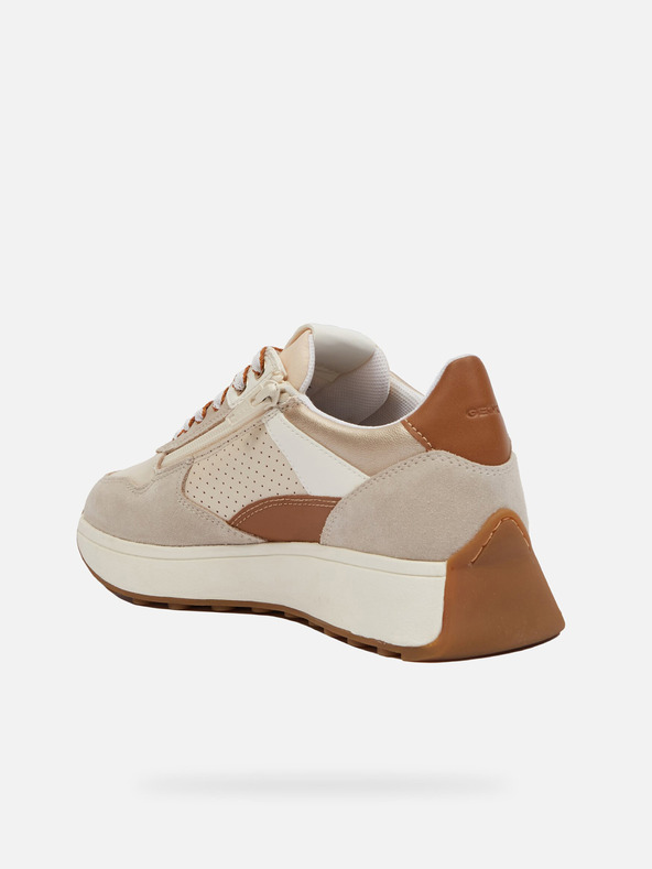 Geox Krémové dámské tenisky Geox Amabel