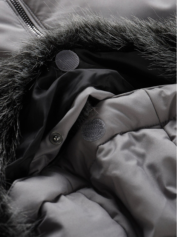 ALPINE PRO Šedá pánská zimní bunda ALPINE PRO LODER