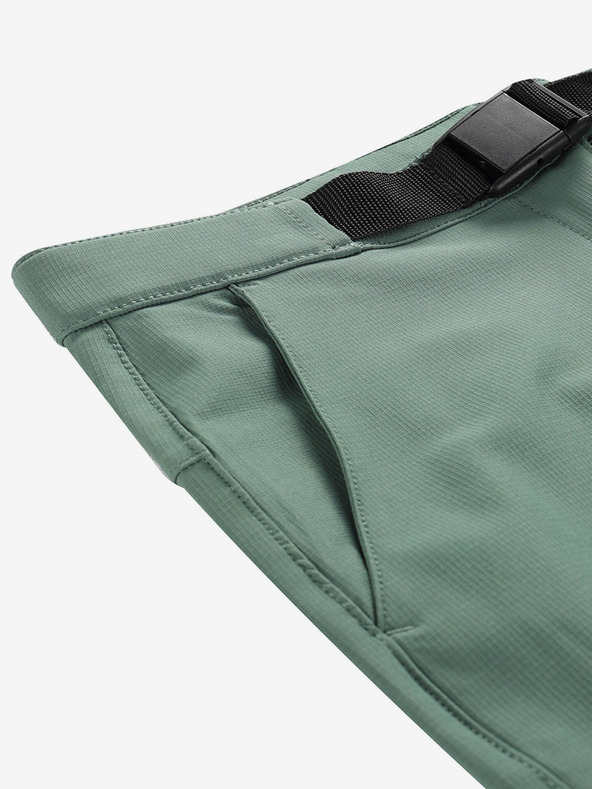 ALPINE PRO Zelené dámské outdoorové kalhoty ALPINE PRO Corba
