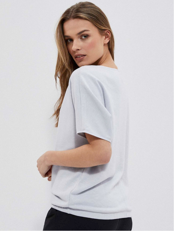 Moodo Šedá dámská mikina Moodo