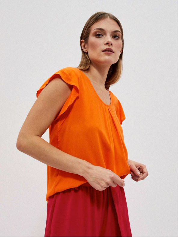 Moodo Oranžová halenka Moodo