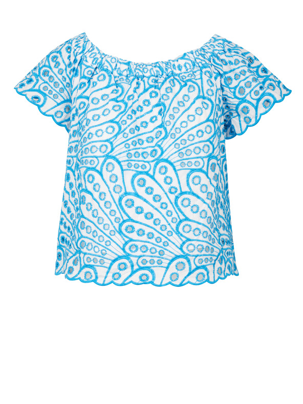 Orsay Modrá dámská vzorovaná halenka ORSAY