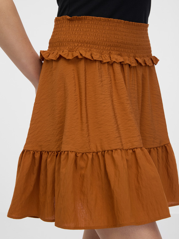 Orsay Hnědá dámská sukně ORSAY