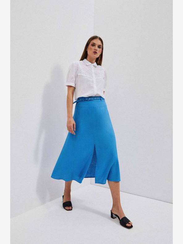 Moodo Modrá dámská sukně Moodo