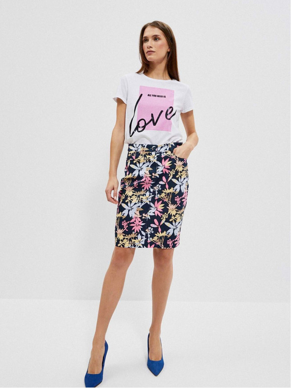 Moodo Dámská květovaná sukně Moodo