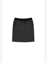 Moodo Bílo-černá dámská pruhovaná sukně Moodo