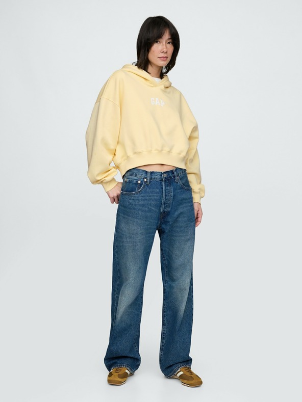GAP Mikina s kapucí Logo Cropped GAP