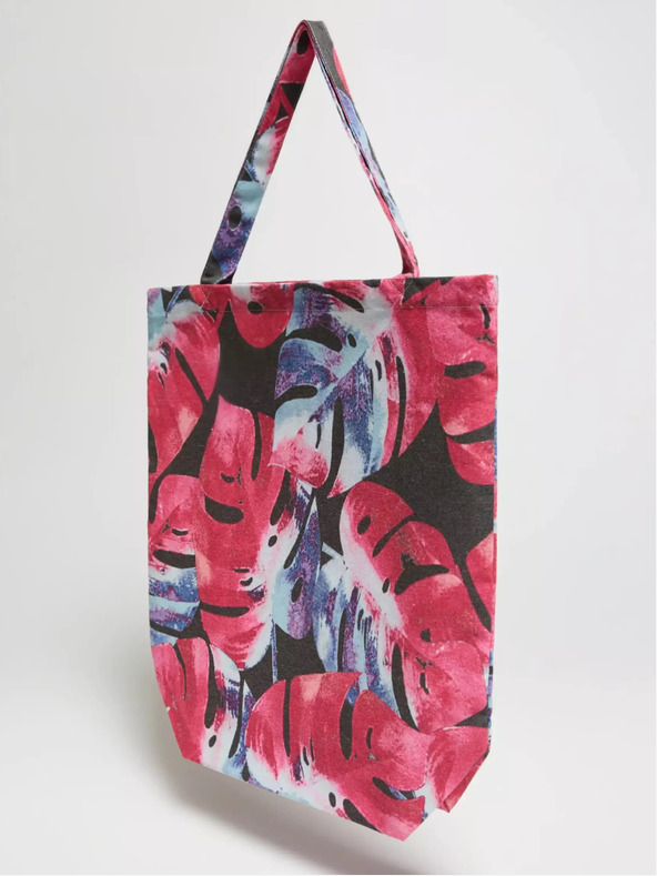 Moodo Modro-růžová dámská vzorovaná taška Moodo