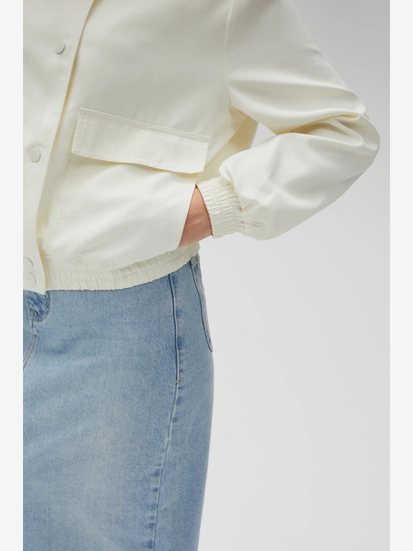 Moodo Bílá dámská bunda Moodo