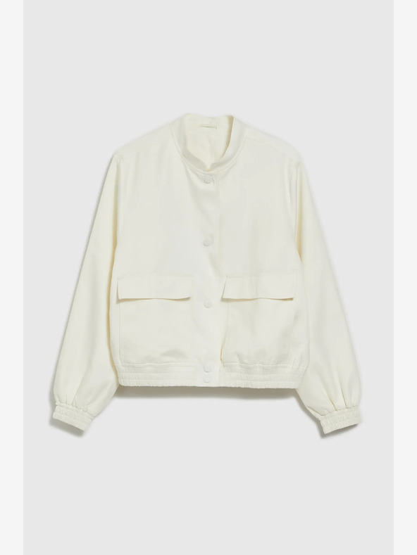 Moodo Bílá dámská bunda Moodo