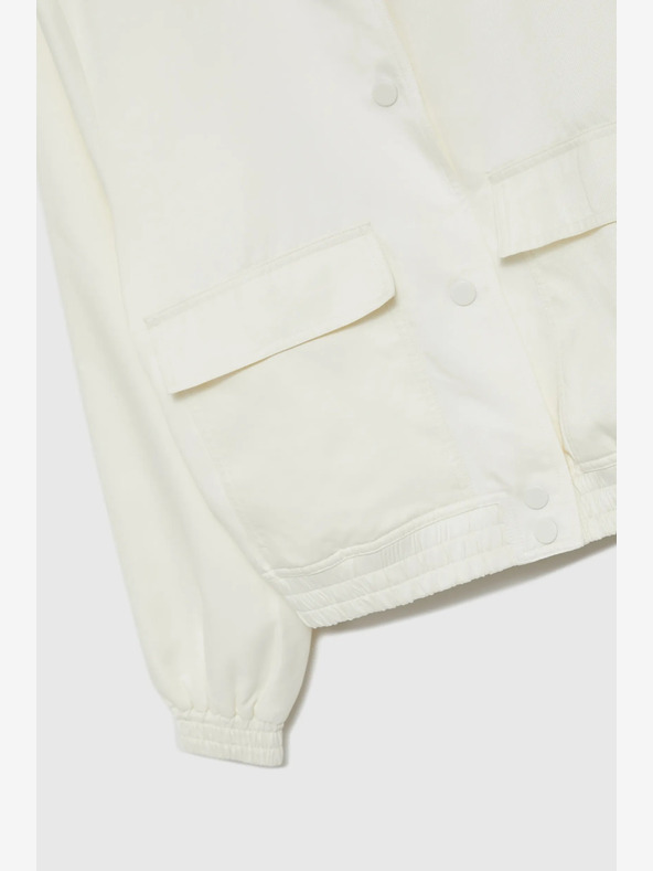 Moodo Bílá dámská bunda Moodo