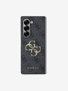 Guess Guess PU 4G Metal Logo Zadní Kryt pro Samsung Galaxy Z Fold 6 Grey