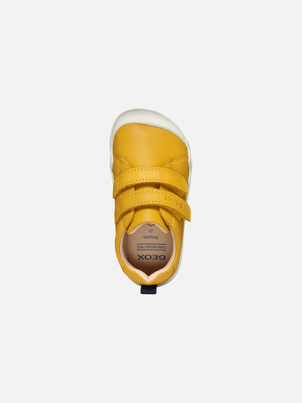 Geox Hořčicově žluté chlapecké barefoot tenisky Geox Steppieup