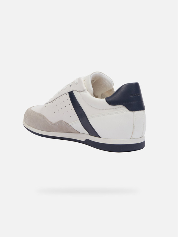 Geox Bílé pánské tenisky Geox Renan