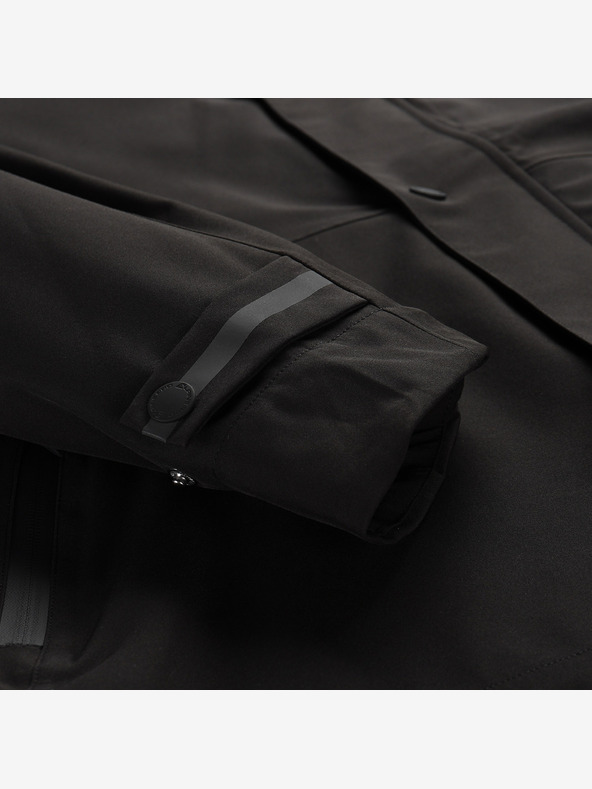 ALPINE PRO Pánský kabát s membránou ptx ALPINE PRO SETIJ black