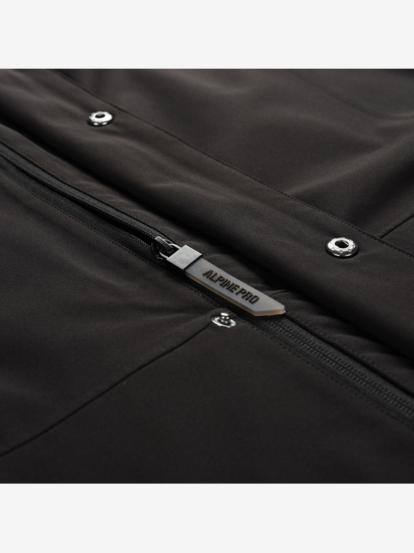 ALPINE PRO Pánský kabát s membránou ptx ALPINE PRO SETIJ black