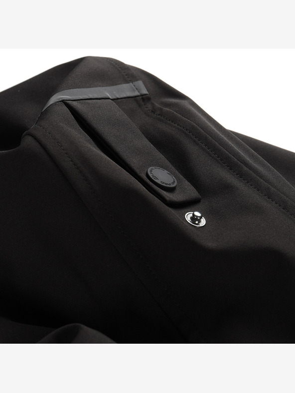 ALPINE PRO Pánský kabát s membránou ptx ALPINE PRO SETIJ black