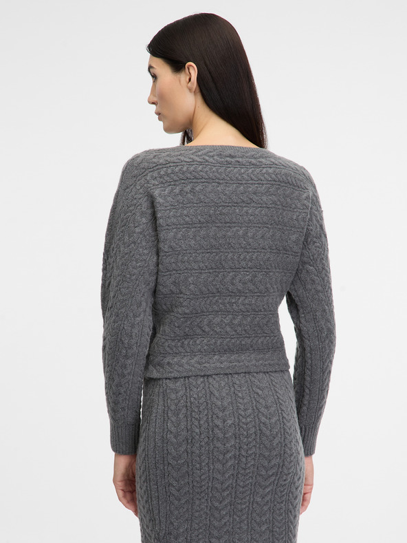 Orsay Šedý dámský svetr ORSAY