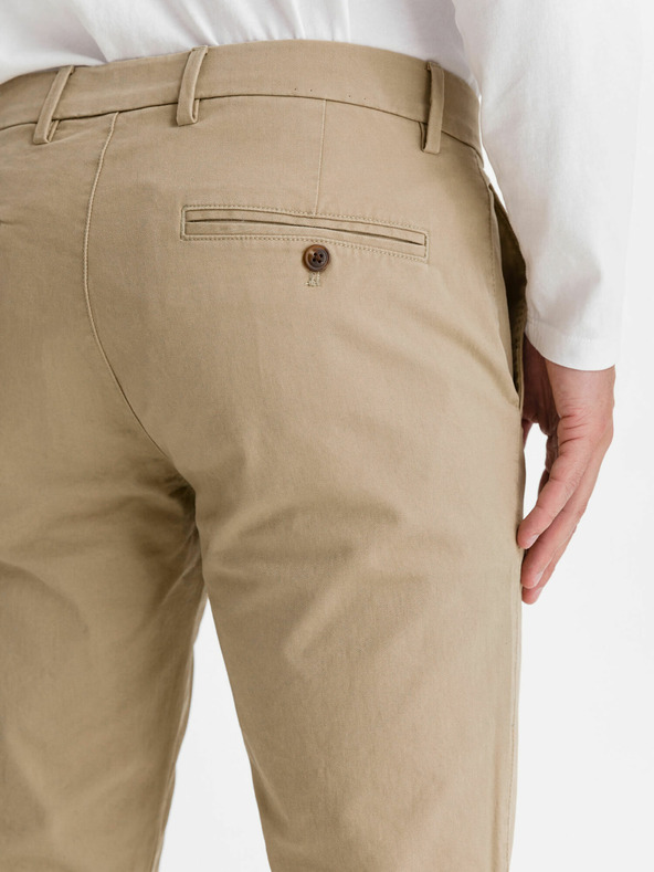 GAP Kalhoty essential khaki skinny fit GapFlex GAP