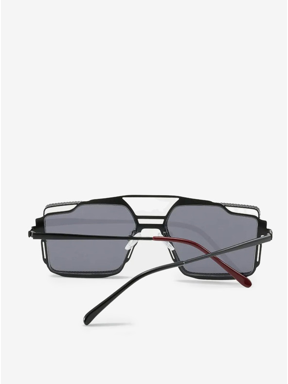 VEYREY Černé unisex sluneční brýle VeyRey Steampunk Sosrael