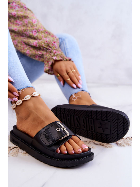 BIG STAR SHOES Dámské pantofle Big Star Black