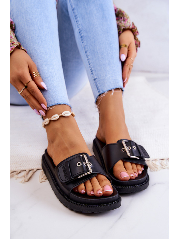 BIG STAR SHOES Dámské pantofle Big Star Black