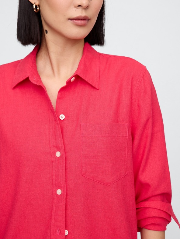 GAP Lněná košile Easy Shirt GAP