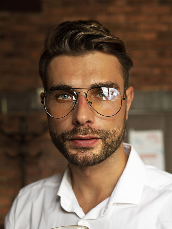 VEYREY Černé brýle blokující modré světlo VeyRey Bloss