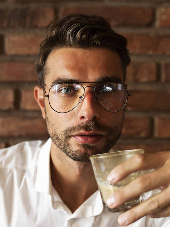 VEYREY Černé brýle blokující modré světlo VeyRey Bloss