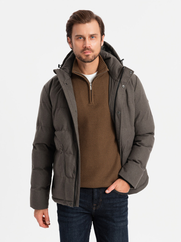 Ombre Clothing Pánská bunda s kapucí Ombre Clothing